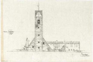 Gsaenger, Gustav; Amberg - Süd (Bayern); Ev. Erlöser Kirche - Westseite (Ansicht)