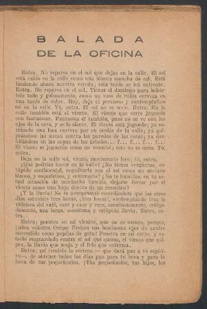 Balada de la oficina