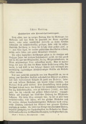 Achter Vortrag