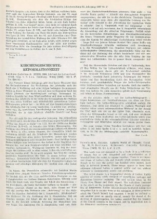 685-686 [Rezension] Luther-Jahrbuch XXXIII ; 1966