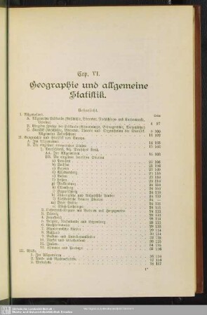 Geographie und allgemeine Statistik