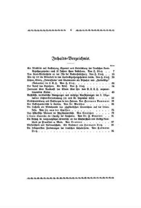 Inhalts-Verzeichnis