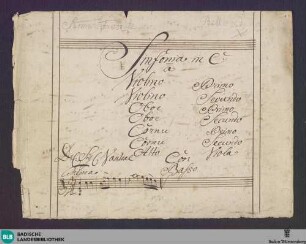 Symphonies - Don Mus.Ms. 2001 : C; BryVa C8