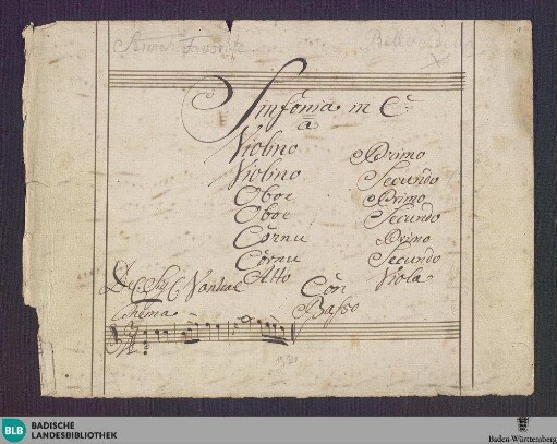 Symphonies - Don Mus.Ms. 2001 : C; BryVa C8