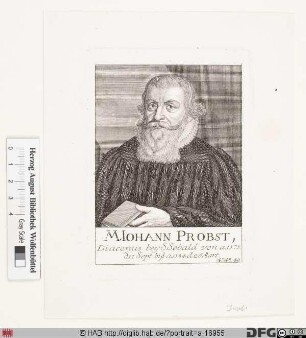 Bildnis Johann Probst (Propst)