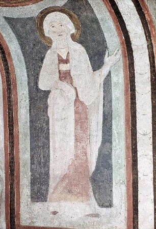 Anna (nördliches Fenster, rechte Laibung oben)
