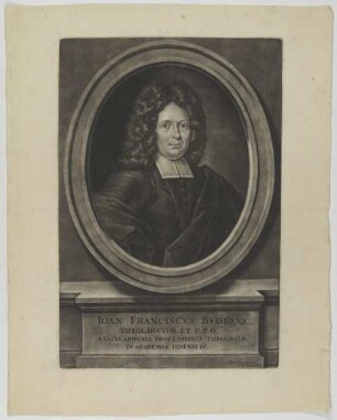Bildnis des Ioan. Franciscus Buddeus