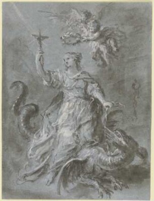 Heilige Margarete mit dem Drachen