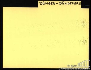 DÜNGER-DÜNGEVERS.