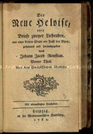 Roman zweier Liebender in Briefform