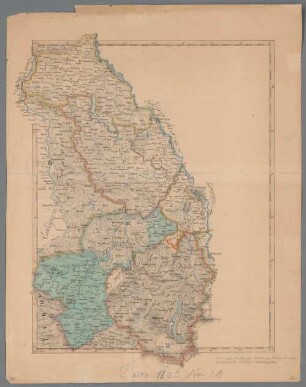 Landkarte, Plan oder Situationszeichnung - BSB Cod.icon. 180 i(20