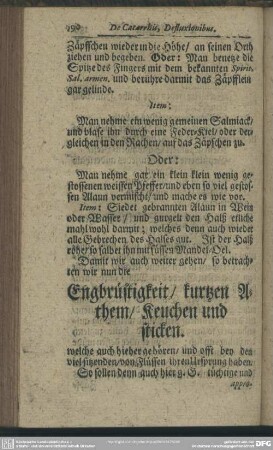 Engbrüstigkeit, kurtzen Athem, Keuchen und sticken