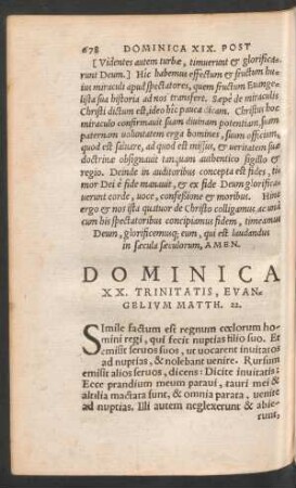 Dominica XX. Trinitatis ...