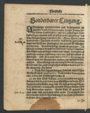 Sonderbarer Eingang.