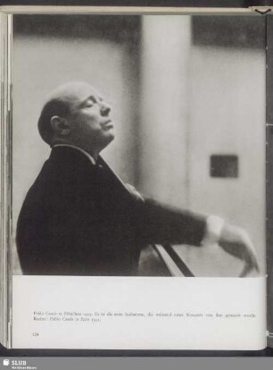 Pablo Casals in München 1929