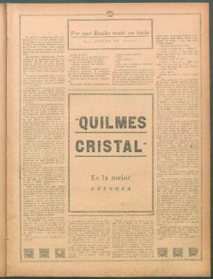 Por qué Basilio mató un fraile