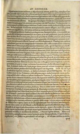 Mundus Symbolicus : In Emblematum Universitate Formatus, Explicatus, Et Tam Sacris, quam profanis Eruditionibus ac Sententiis illustratus ; Subministrans Oratoribus, Praedicatoribus, Academicis, Poetis & c. Innumera Conceptuum Argumenta, 1 : Cum Quadruplici copiosissimo Indice, ...