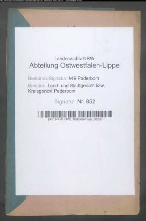 Erblasser: Schulte, Ferdinandine, geb. Nolte: