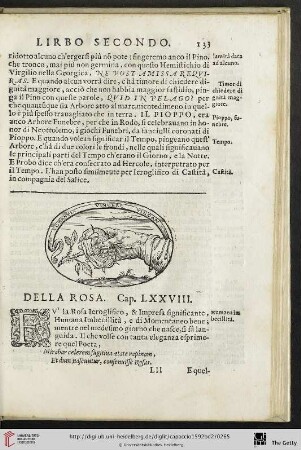 Cap. LXXVIII. Della Rosa