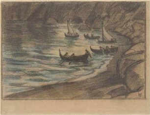 Capri, Felsenküste