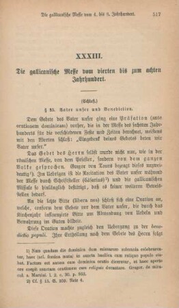 517-540 Die gallicanische Messe vom 4. bis zum 8. Jahrhundert : Schluß