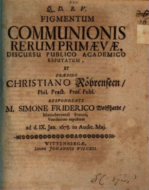 Figmentum communionis rerum primaevae