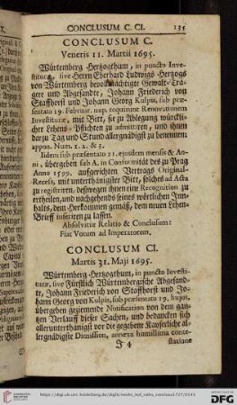 [Abschnitt 2 (Conclusum CI – Conclusum CC)]