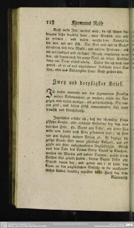 Zwey und dreyßigster Brief