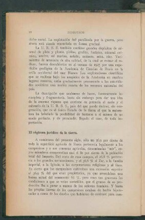 El régimen jurídico de la tierra