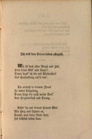 Psalter und Harfe : ... Sammlung christlicher Lieder zur häuslichen Erbauung. 2, Zweite Sammlung ...