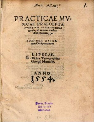 Practicae musicae praecepta