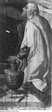 Zweites Bruchstück einer Anbetung der Könige mit dem Heiligen Joseph