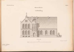 Reformiertes Pfarrhaus, Insterburg: Rückansicht 1:100