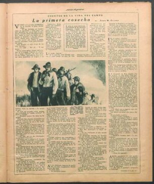 La primera cosecha : Cuentos de la vida del campo