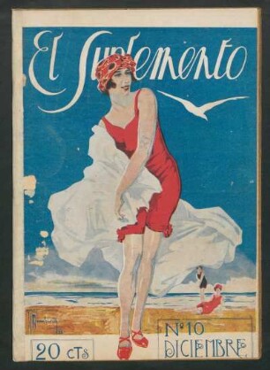 [La bañista - Ilustración de la portada] : [Óleo de A. Marchisio]