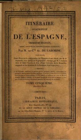Itinéraire descriptif de l'Espagne, 5,2