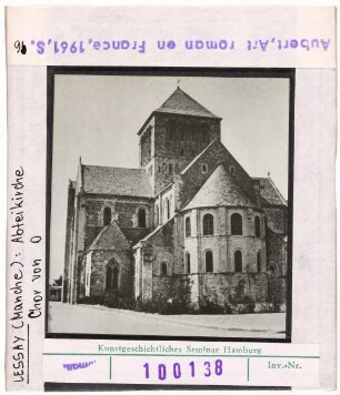 Lessay: Ehemalige Abteikirche, Chor von Osten