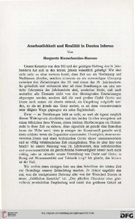 34: Anschaulichkeit und Realität in Dantes Inferno