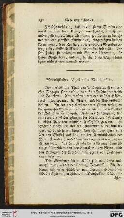 Nordöstlicher Theil von Madagascar