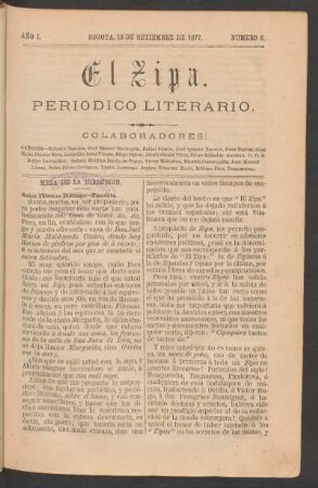 1877,1,6: año 1, número 6 (13 de setiembre de 1877)