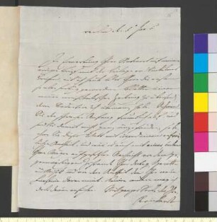 Brief von Reichardt, Johann Friedrich an Goethe, Johann Wolfgang von