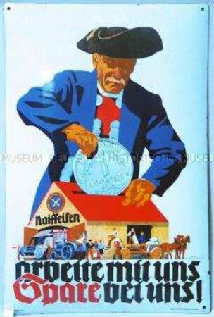 Werbeschild "Raiffeisen"