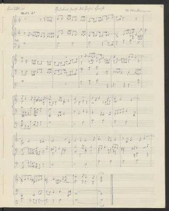 Gelobet seist du Jesu Christ; org; G-Dur