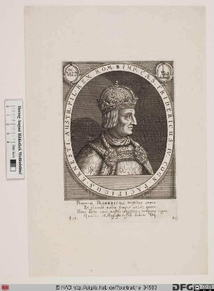 Bildnis Friedrich III., römisch-deutscher Kaiser (reg. 1440-93)