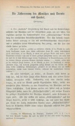311-329 Die Abstammung des Menschen nach Darwin und Haeckel
