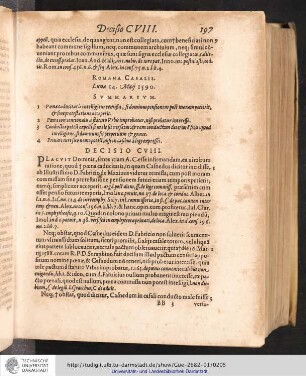 Decisio CVIII