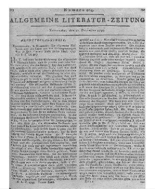 Tode, J. C.: Die allgemeine Heilkunde oder die Lehre von den Heilungsanzeigen. T. 1. Kopenhagen: Brummer 1797