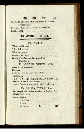 In Morbis Ossium.