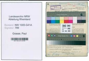 Entnazifizierung Paul Grasse , geb. 16.07.1907 (Bahnpolizist)