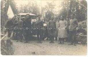 Verbrüderung deutscher und russischer Soldaten